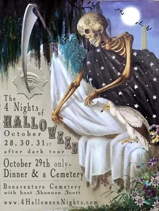 Image: Bonaventure Cemetery After Dark: Dinner & A Cemetery (Saturday) 4 Nights of Halloween