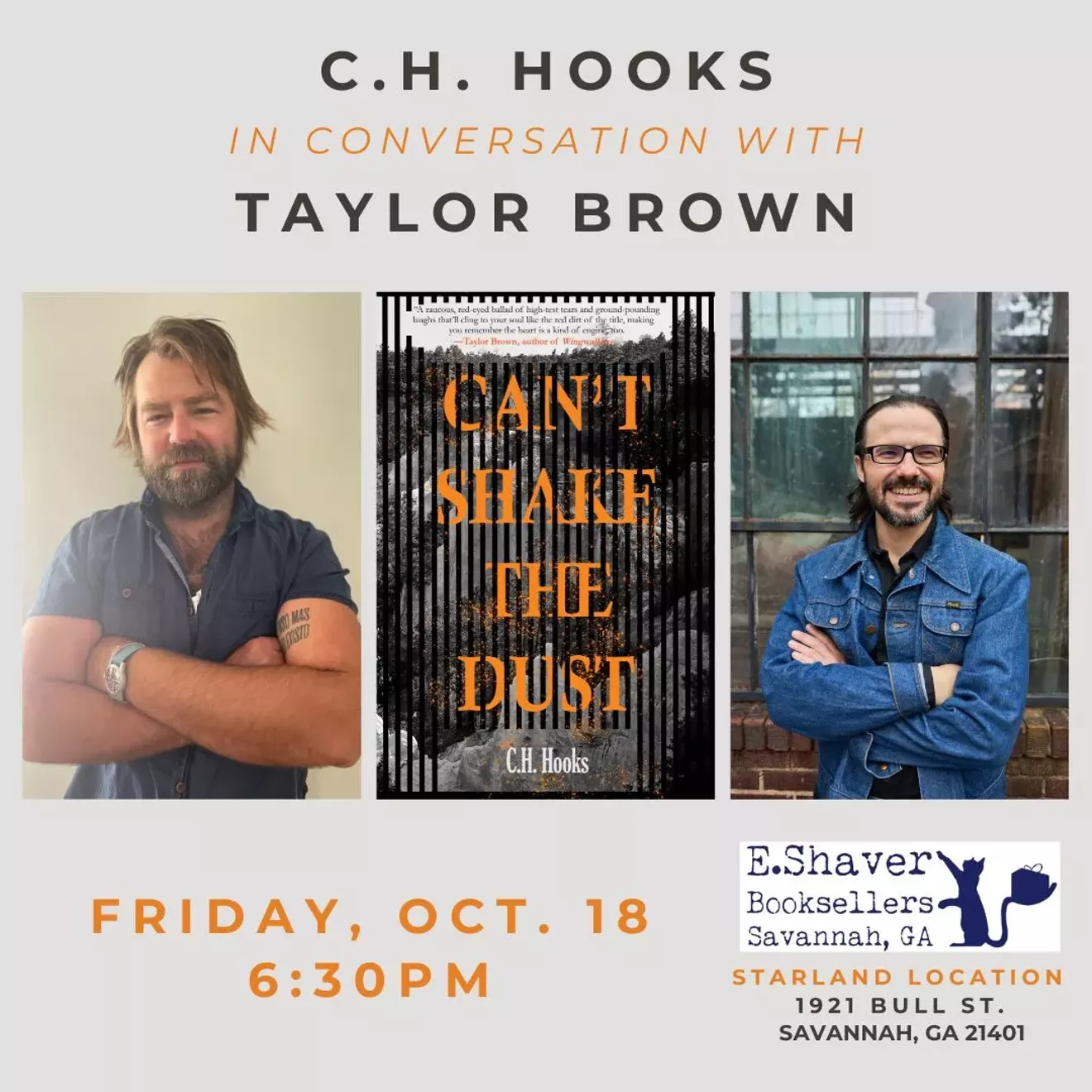 C.H. Hooks in conversation with Taylor Brown