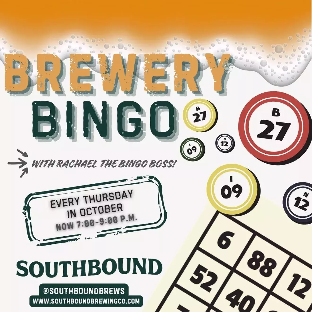 Brewery Bingo at Southbound Brewing Co