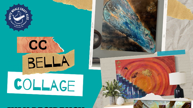 Image: CC Bella Collage July Residency at White Whale