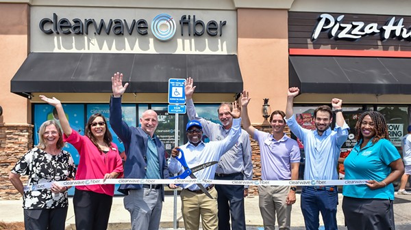 Clearwave Fiber's Hinesville, GA Customer Experience Center Grand Opening Ribbon Cutting