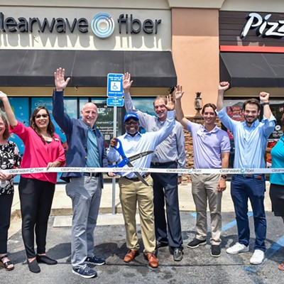 Clearwave Fiber's Hinesville, GA Customer Experience Center Grand Opening Ribbon Cutting