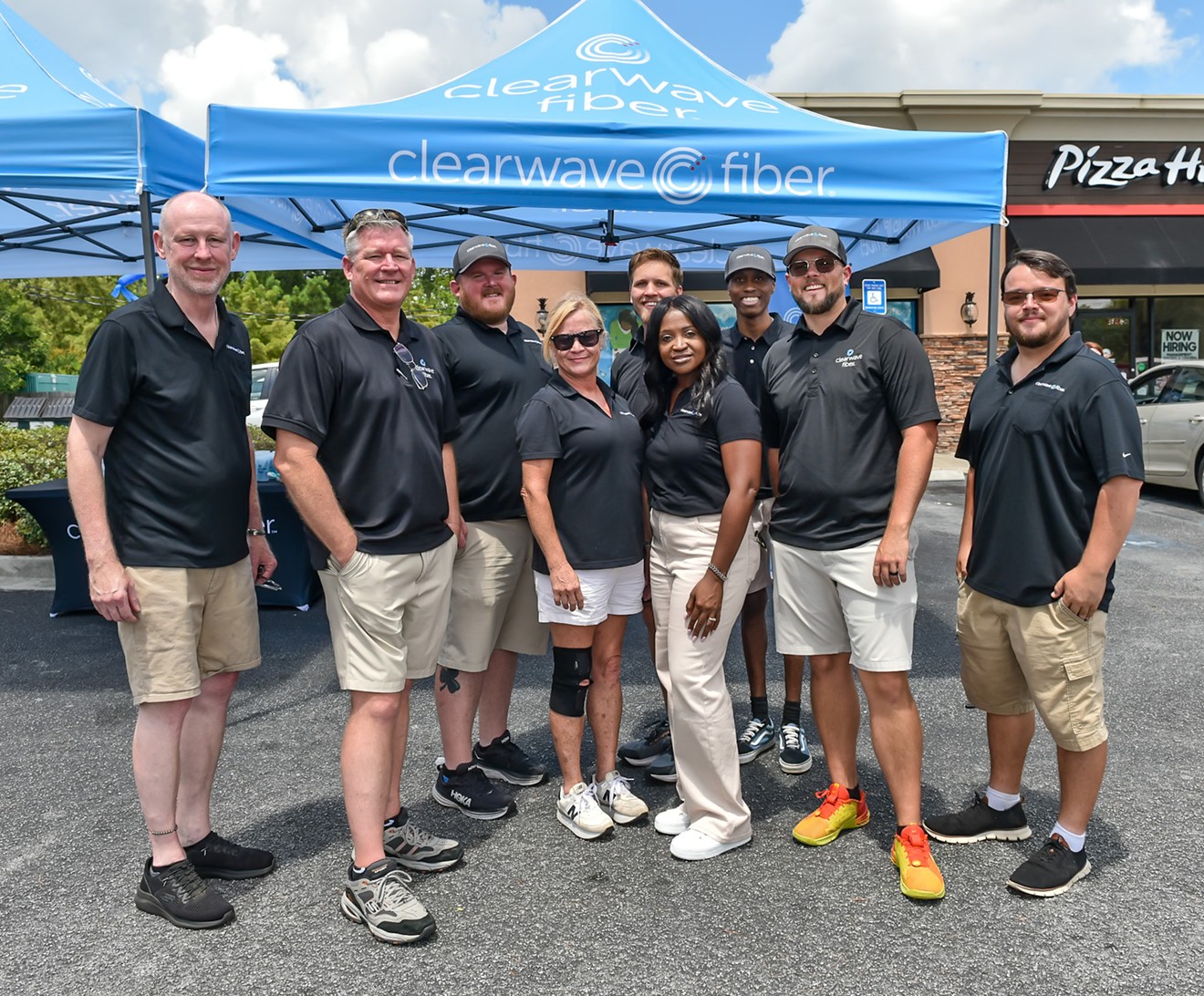 Clearwave Fiber's Hinesville, GA Customer Experience Center Grand Opening Ribbon Cutting