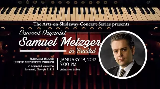 Image: Concert Organist Samuel Metzger in Recital @Skidaway Island UMC