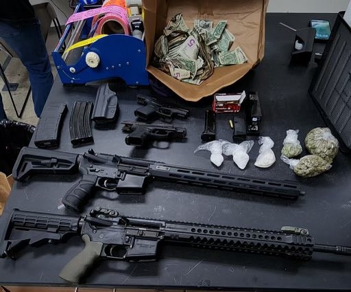 Items seized by SPD officers in "Operation Total Focus" earlier in 2024