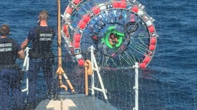 DID YOU SEE? Man arrested off Tybee coast after attempting to cross Atlantic in ‘human hamster wheel’