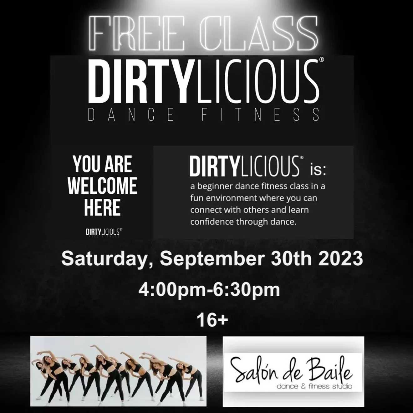 Free Dirtylicious Class