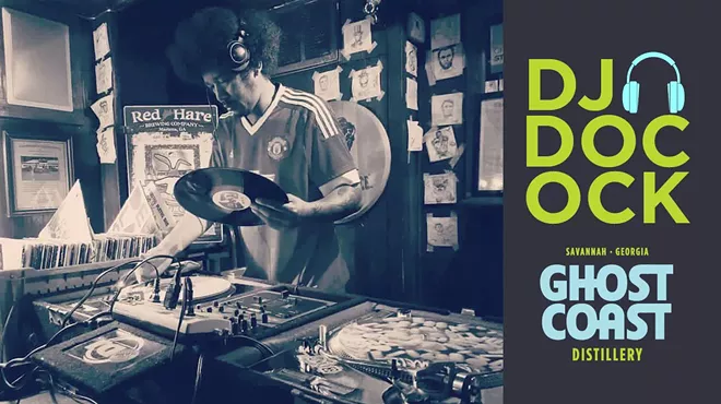 Image: DJ Doc Ock at Ghost Coast Distillery