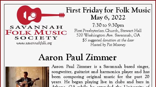 Image: First Friday for Folk Music Concert - Rob Roberts & Friends and Aaron Paul Zimmer