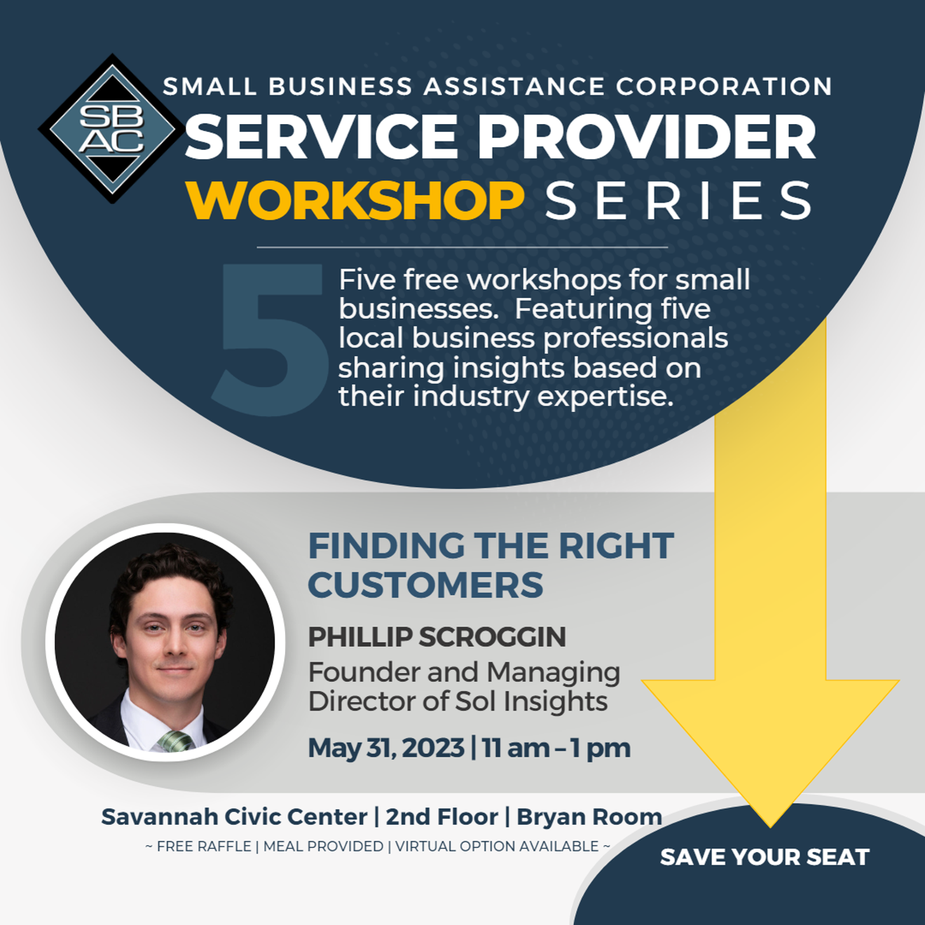 Save your seat for the Service Provider Workshop