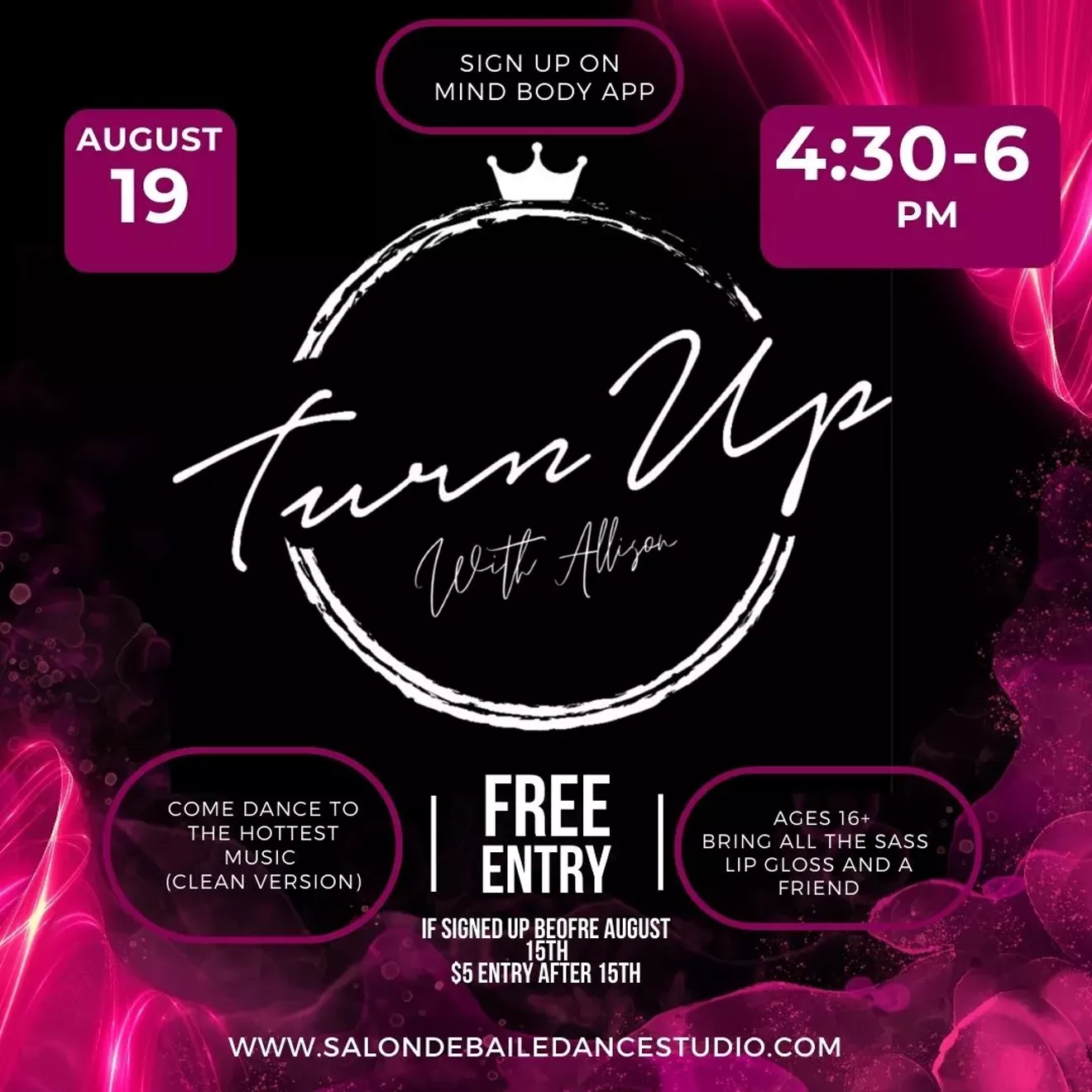 Turn UP Dance Fitness at Salon de Baile Dance & Fitness Studio Pooler, GA