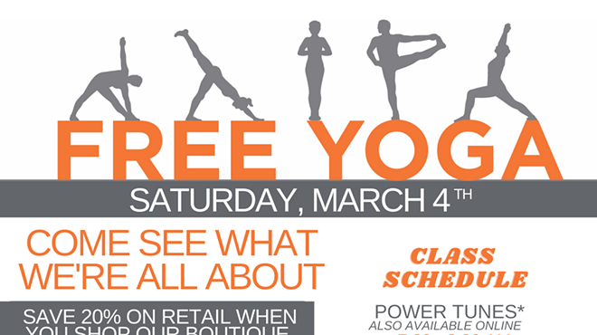 Image: Free Yoga Day at Savannah Power Yoga