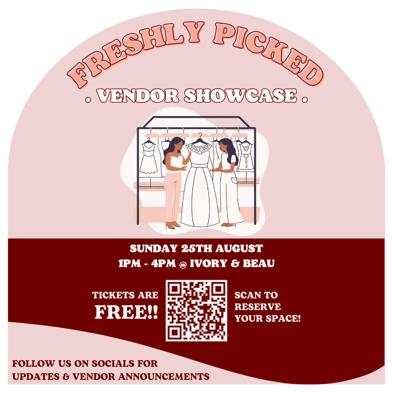Freshly Picked Vendor Showcase at Ivory & Beau