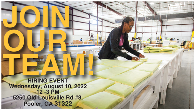 Image: Gforce Manufacturing HIRING EVENT 8/10/22 from 12pm-3pm