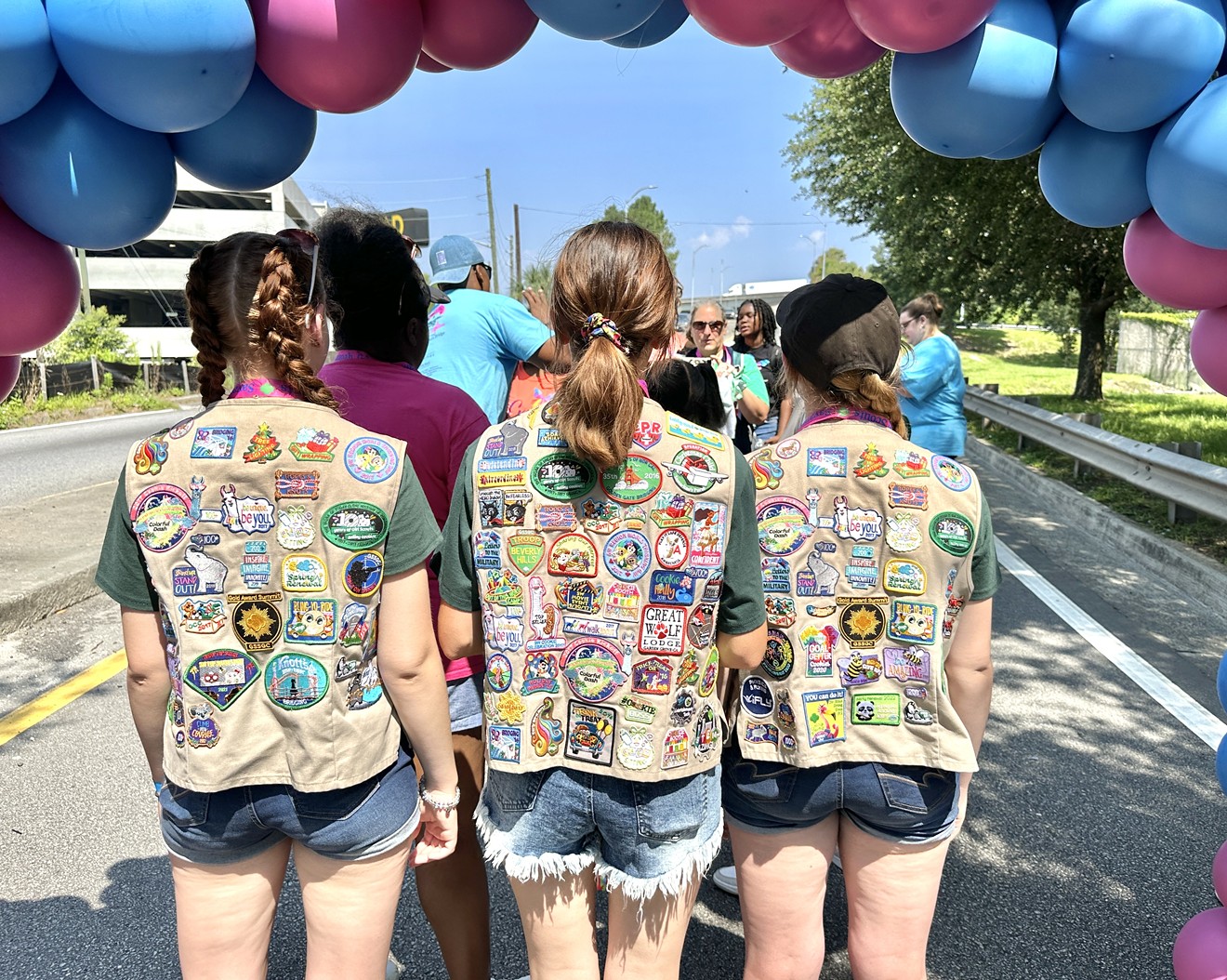 Girl Scouts of Historic Georgia Bridging At Talmadge Bridge