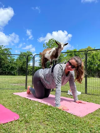 Image: Goat Yoga Savannah
