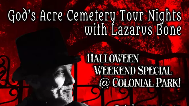 Image: God's Acre Cemetery Nights w/Lazarus Bone (Hallween Night Edition)