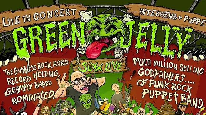 Image: GREEN JELLY with guests Green Room Live at The Wormhole