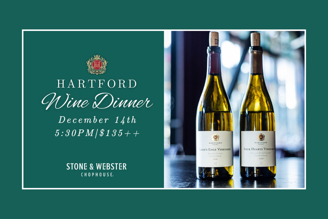 Hartford Court Wine Dinner at Stone & Webster Chophouse