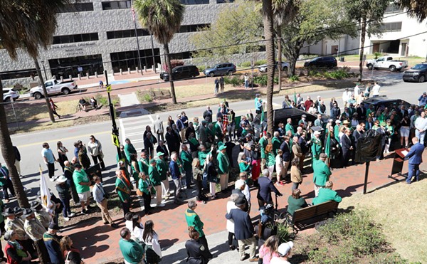 HERE'S TO  200 MORE! Historical Marker Unveiled Honoring 200th Savannah St. Patrick's Day Parade