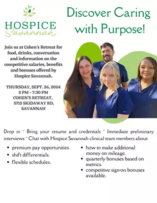 Image: Hiring Event for Registered Nurses, with Hospice Savannah