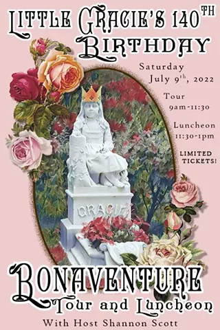 Image: Little Gracie's 140th Birthday Tour w/Q&A Luncheon w/Shannon Scott