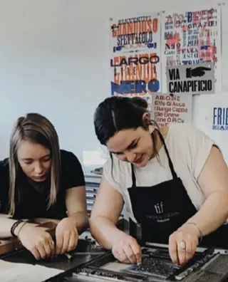 Image: Meet and greet mobile letterpress printers from Montana's SR Kissler Press