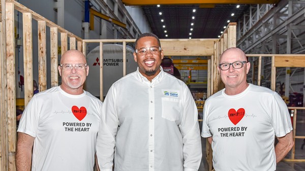 Mitsubishi Power Americas Hosts the Coastal Empire Habitat for Humanity for Inaugural Impact Impact Day