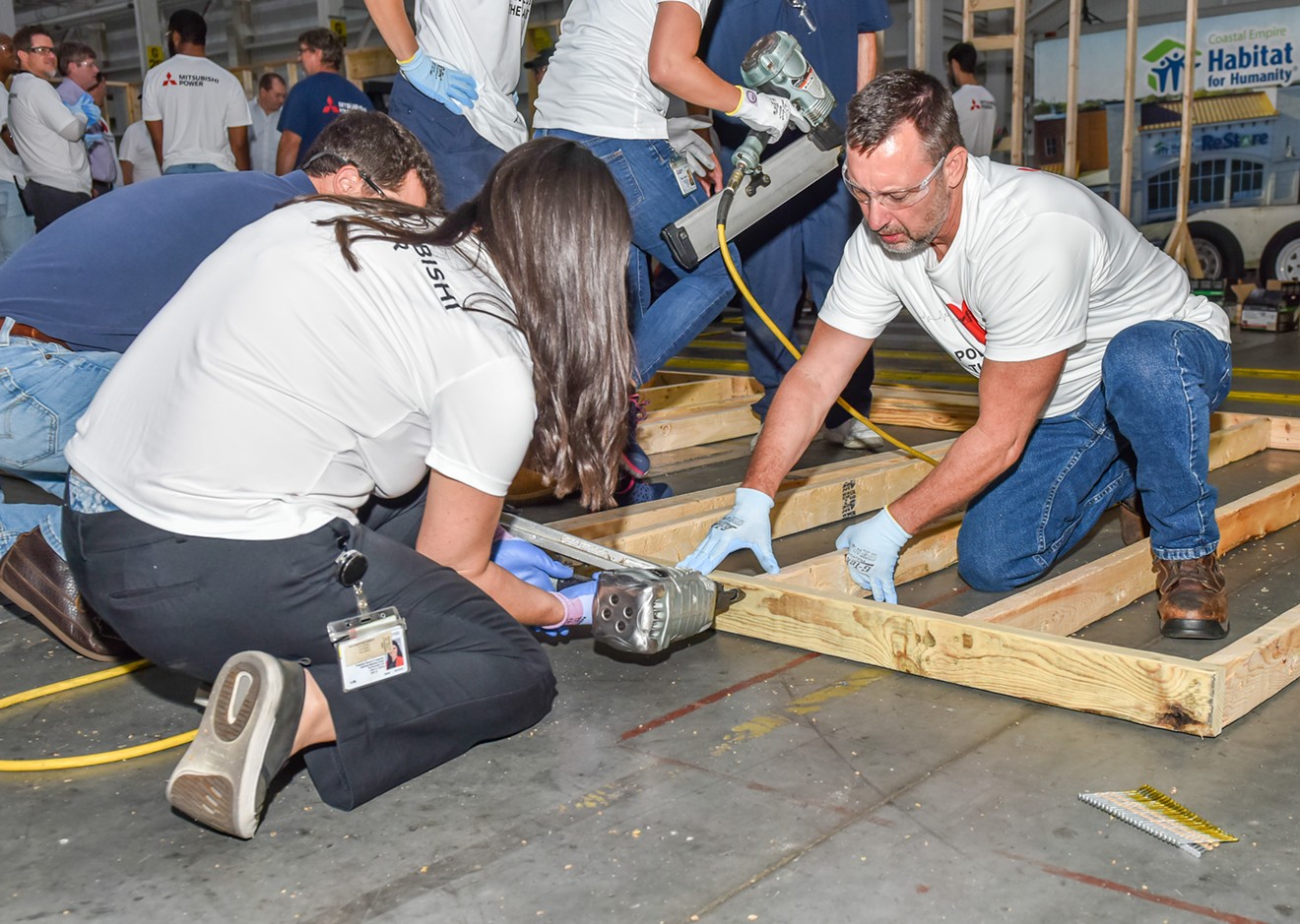 Mitsubishi Power Americas Hosts the Coastal Empire Habitat for Humanity for Inaugural Impact Impact Day