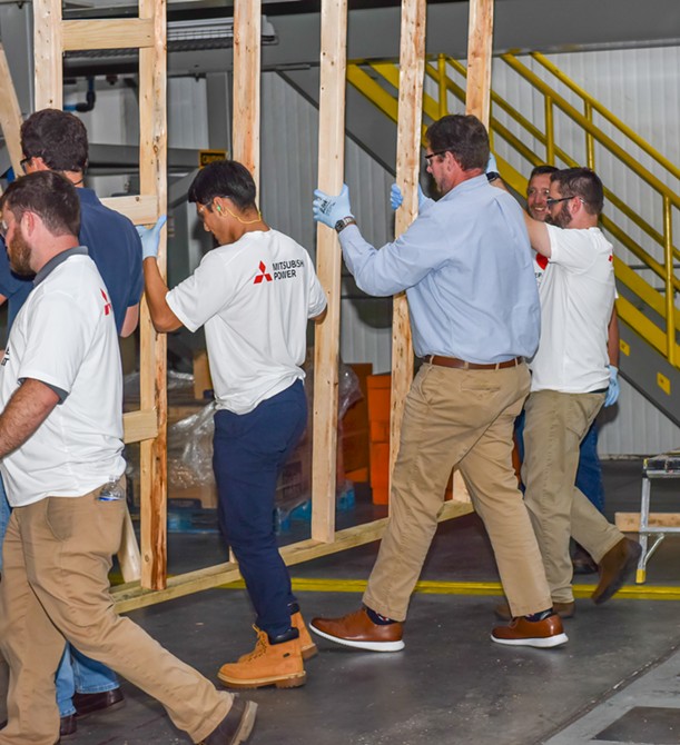 Mitsubishi Power Americas Hosts the Coastal Empire Habitat for Humanity for Inaugural Impact Impact Day