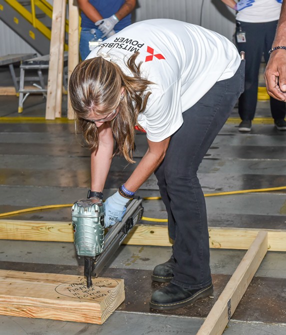 Mitsubishi Power Americas Hosts the Coastal Empire Habitat for Humanity for Inaugural Impact Impact Day