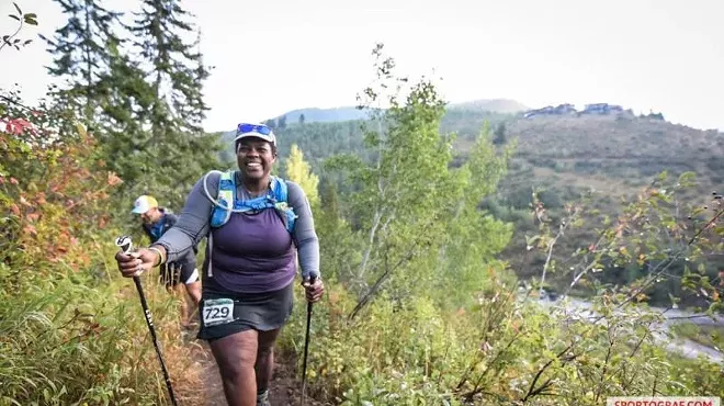 Image: Mountainfilm: Mirna Valerio takes it all in stride