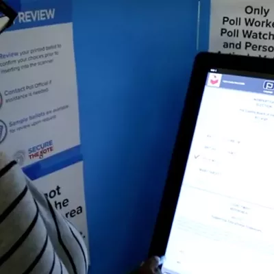 Image: New Polling Machine demo