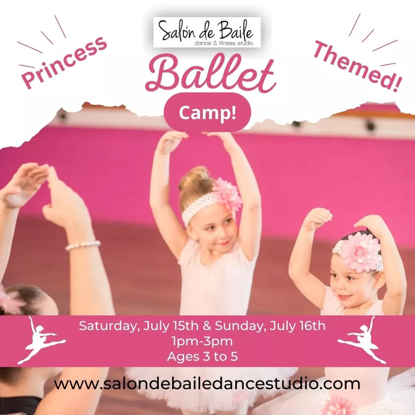 Princess Ballet Camp at SdeBDanceStudio Pooler GA