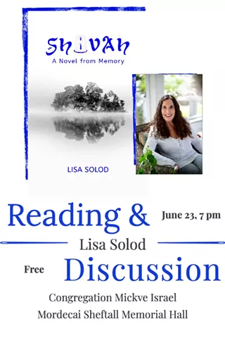 Image: Reading & Discussion with novelist Lisa Solod