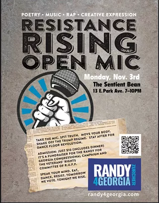 Image: Resistance Rising Open Mic Night