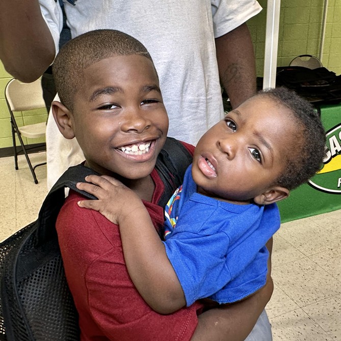 SA Recycling Savannah Staley and Cash and Carry Host Back to School Event for Haven Elementary