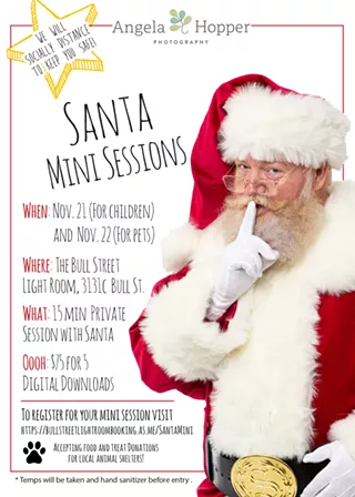 Image: Santa Mini Sessions Kids Nov 21 and Pets Nov 22 Photography by Angela Hopper Photography