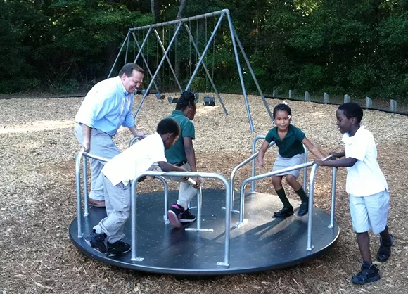 Coffee Bluff playground opens