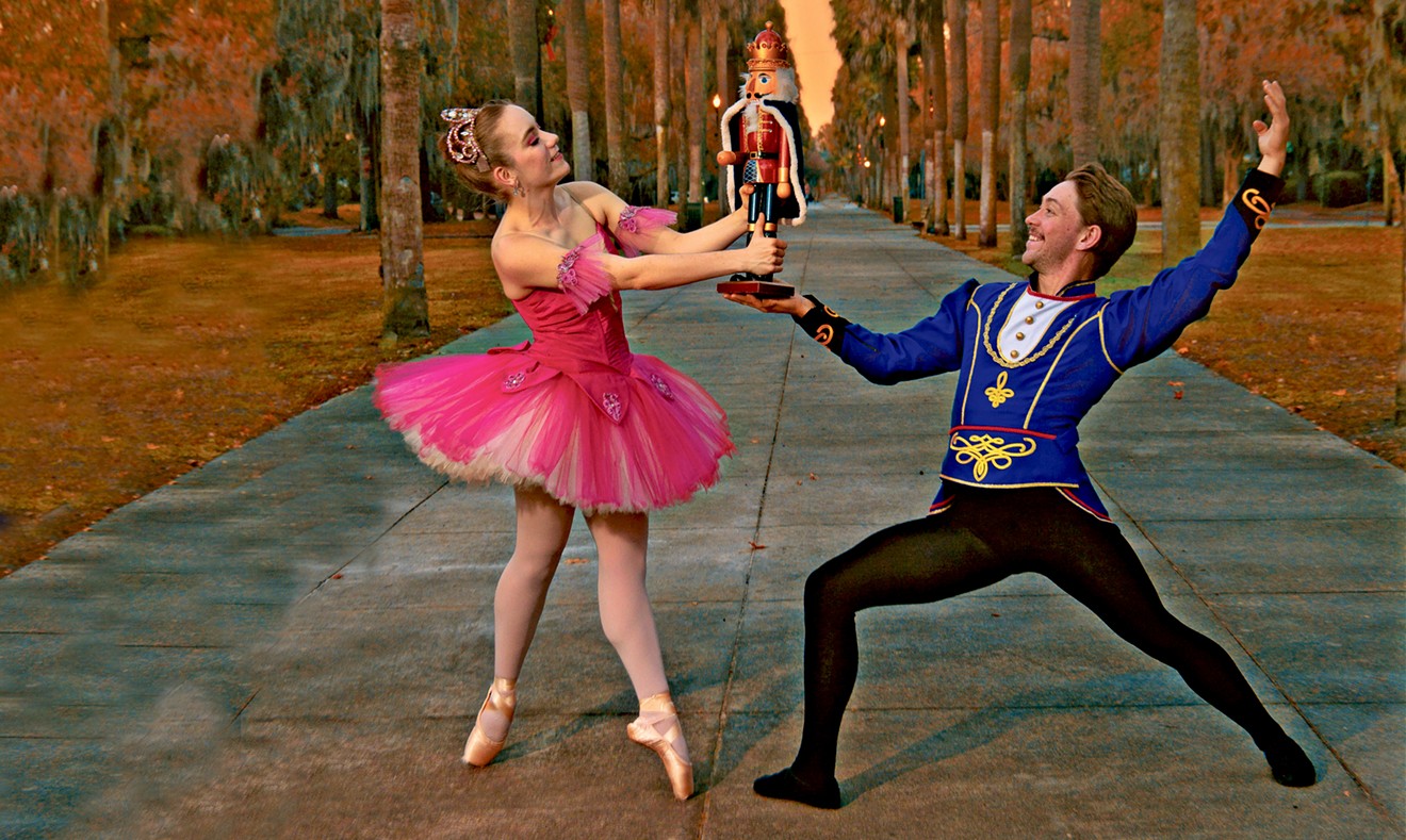Dancers Kelci Walker and Zack Frongillo from Savannah Ballet Theatre's production of 'The Nutcracker.'