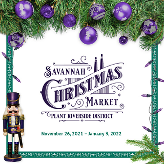 Image: Savannah Christmas Market at Plant Riverside District