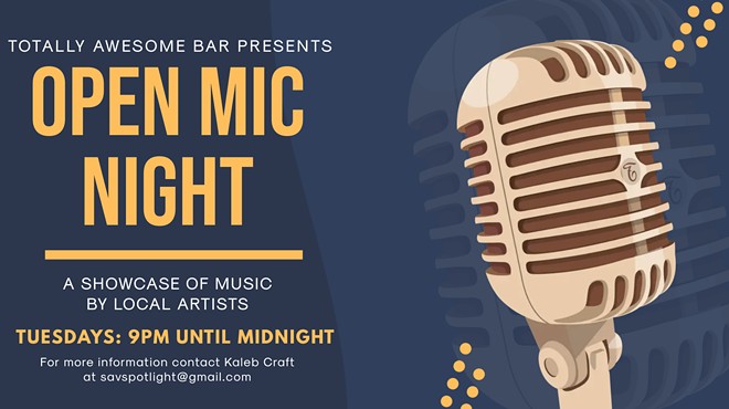 Savannah Spotlight Hosts Open Mic Night at Totally Awesome Bar