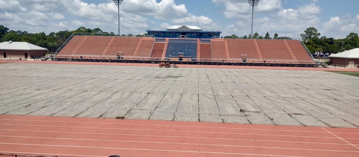 Savannah State Football Field Turf Removal