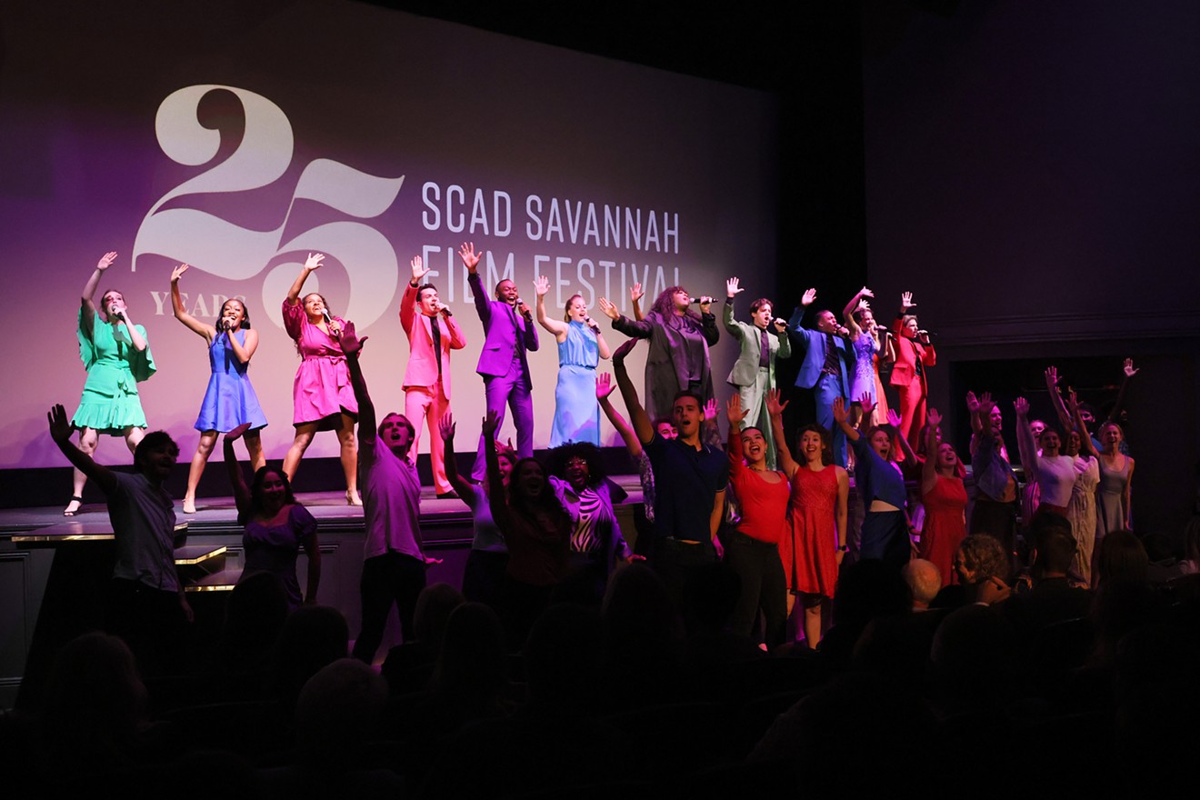 The SCAD Bee Sharps perform on stage during The 25th SCAD Savannah Film Festival - Day 1 on October 22, 2022 in Savannah, Georgia. (Photo by Dia Dipasupil/Getty Images for SCAD)