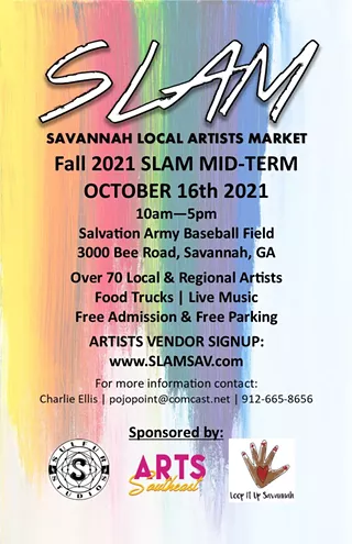 Image: SLAM MID-TERM 2021 - SAVANNAH LOCAL ARTIST MARKET