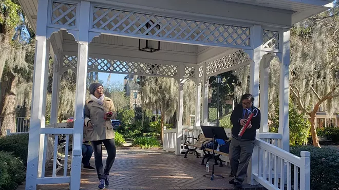 Image: &lsquo;Songs and Stories in the Squares&rsquo; hosted by Savannah Voice Festival and Historic Savannah Foundation