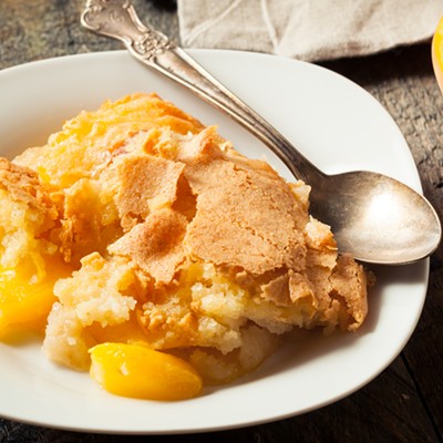 SOUTHERN-STYLE CUP’A-CUP’A-CUP’A PEACH COBBLER