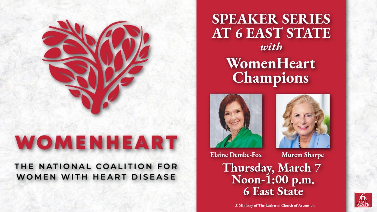 Speaker Series @ 6 East State: WomenHeart