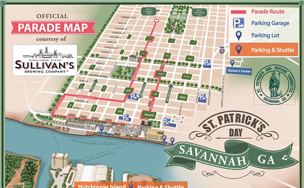 St. Patrick's Day Parade Map