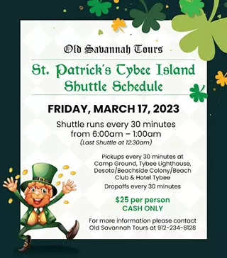 Image: St. Patrick's Day Shuttle - Tybee